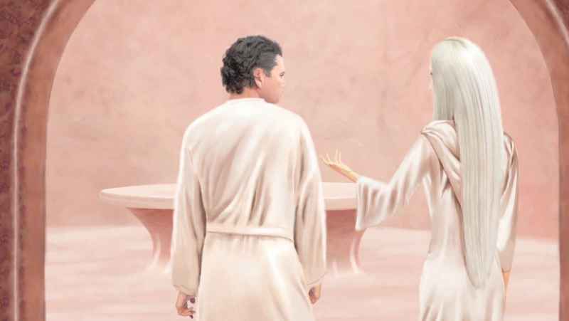 3 Corey And Ka Aree In Room With Slab Bed