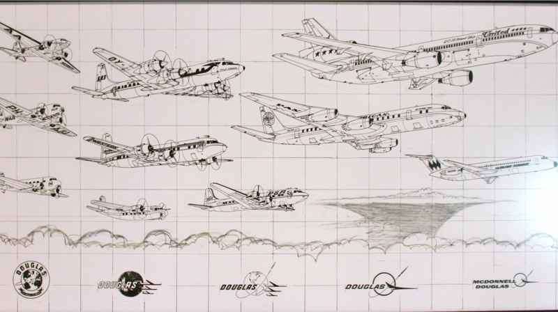 54 Douglas Airplane Drawings