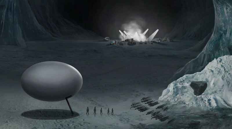 12 Anshar Egg Shaped Craft In Antarctica